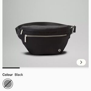 lululemon athletica Black City Adventure Belt Bag 2.5L